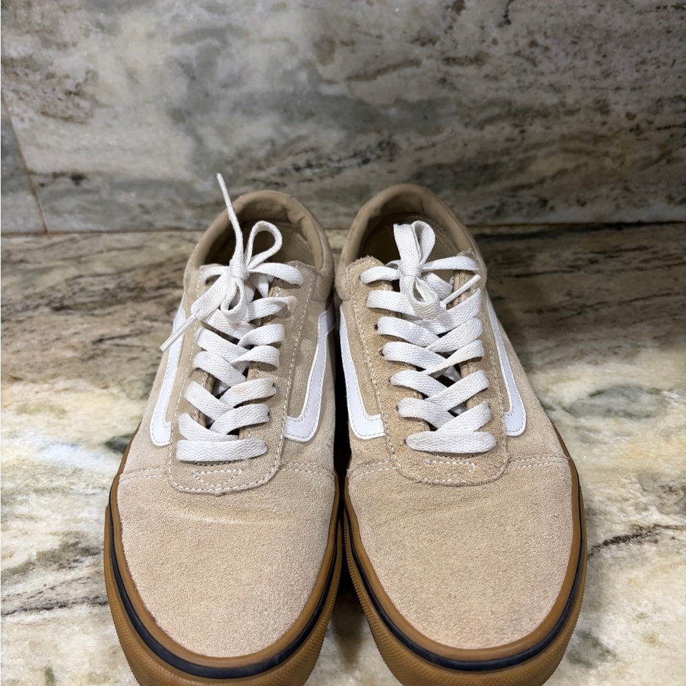 Vans Men's Tan Suede Sneakers